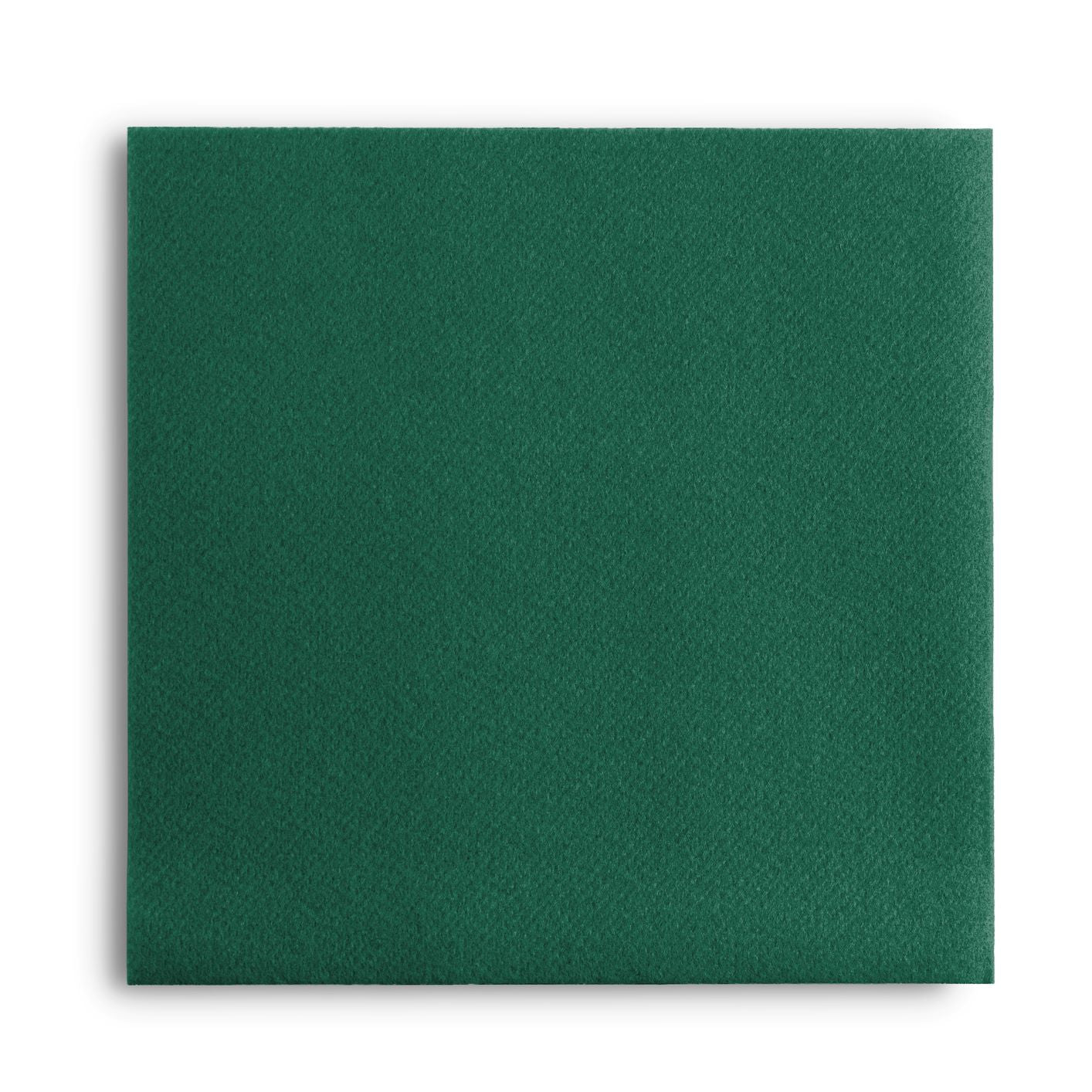 BG-CBN-DGRN/200, green disposable linen-feel beverage napkins folded