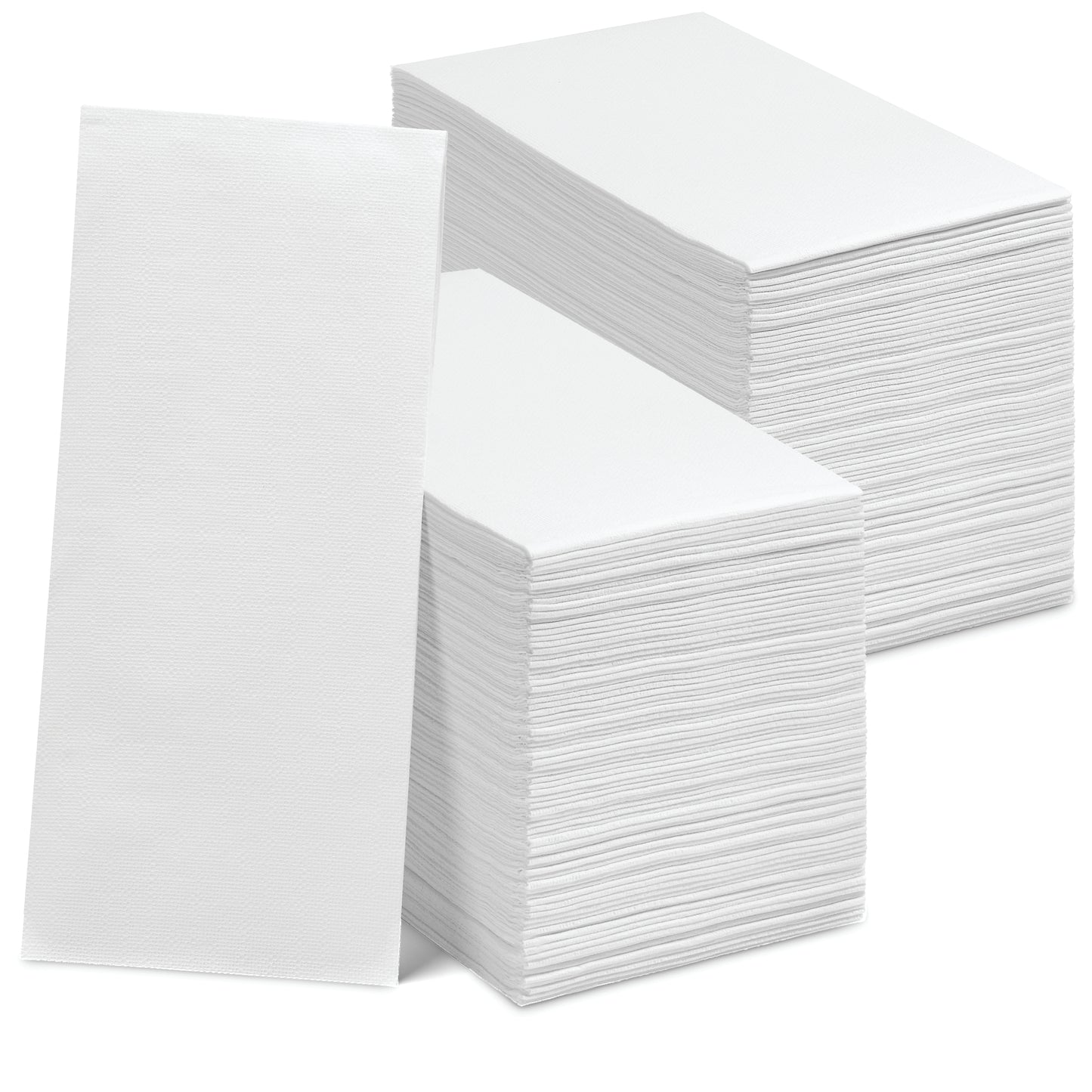 NP-3PGT-WHT-300, White 3-ply disposable guest towels