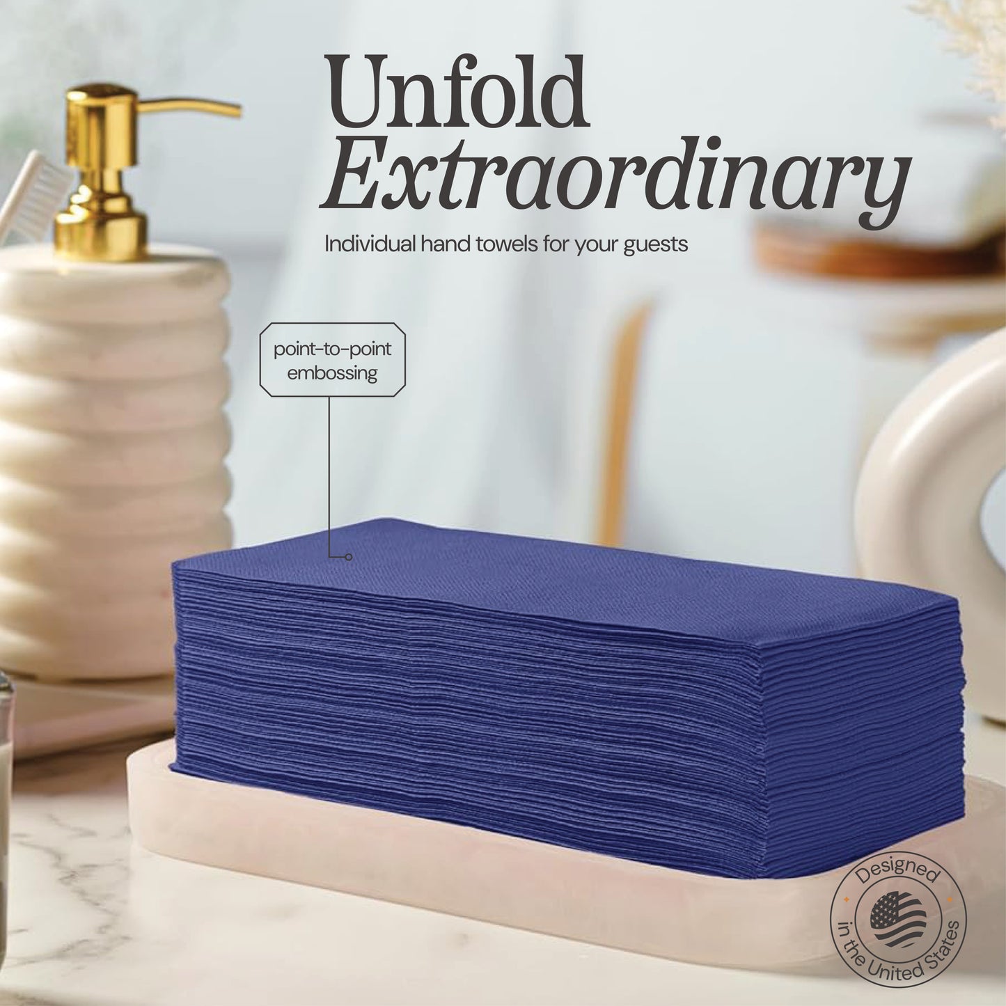 3-ply disposable guest towels for your guests