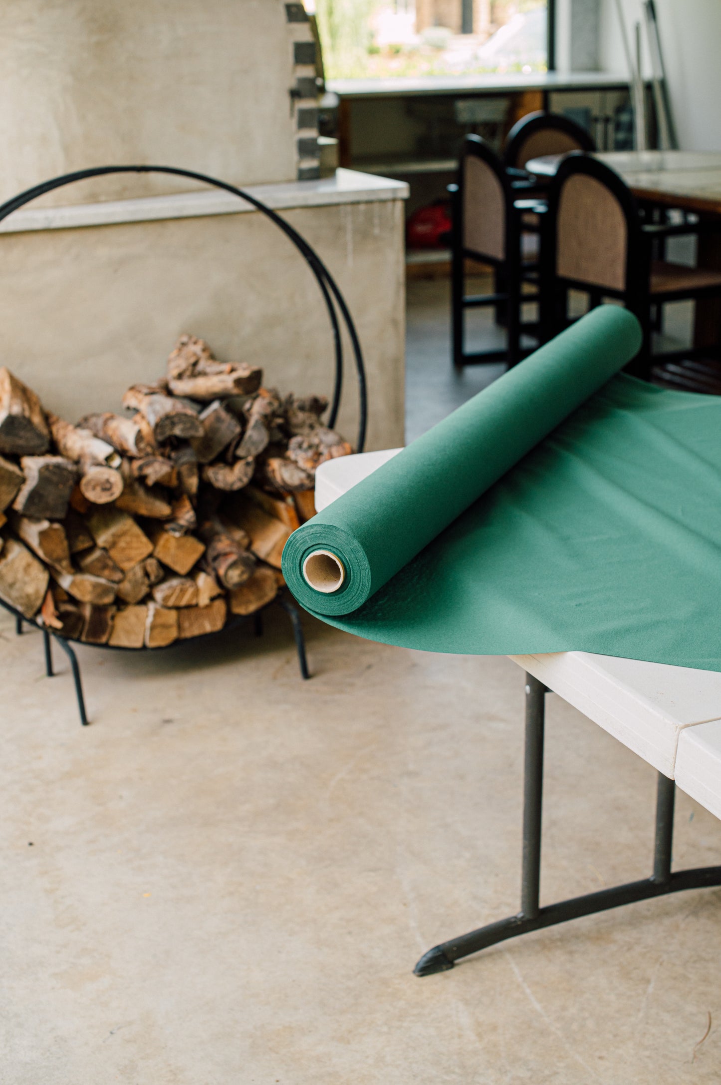 Disposable Airlaid Paper Tablecloth Roll | 48" W x 80' L