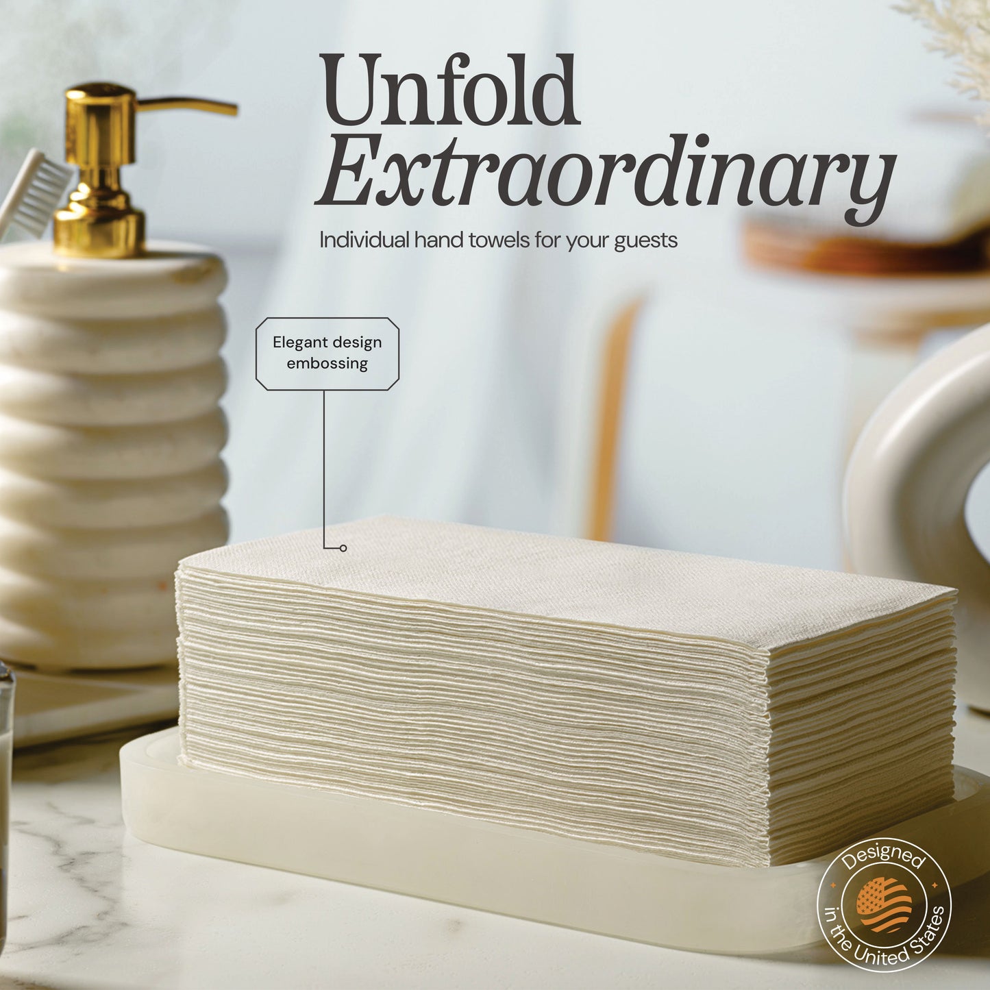 Disposable Cloth-Like Guest Towel, Napkins | 12"x17"