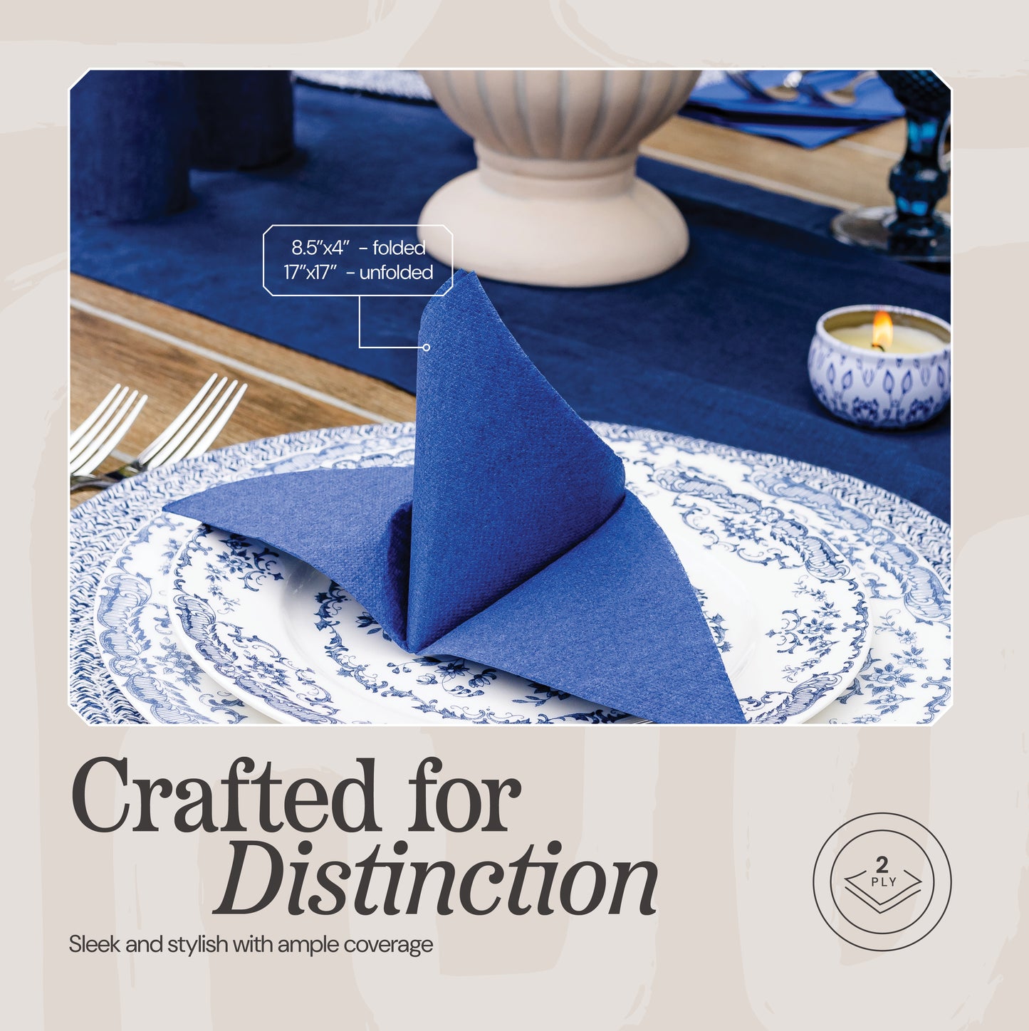 Naperee - Disposable Quilted Guest Towels | 12"x17"