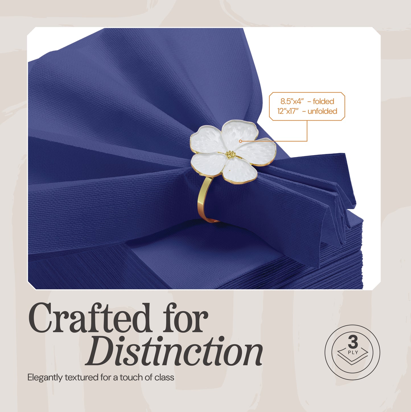 3-ply disposable guest towels that are crafted for distinction
