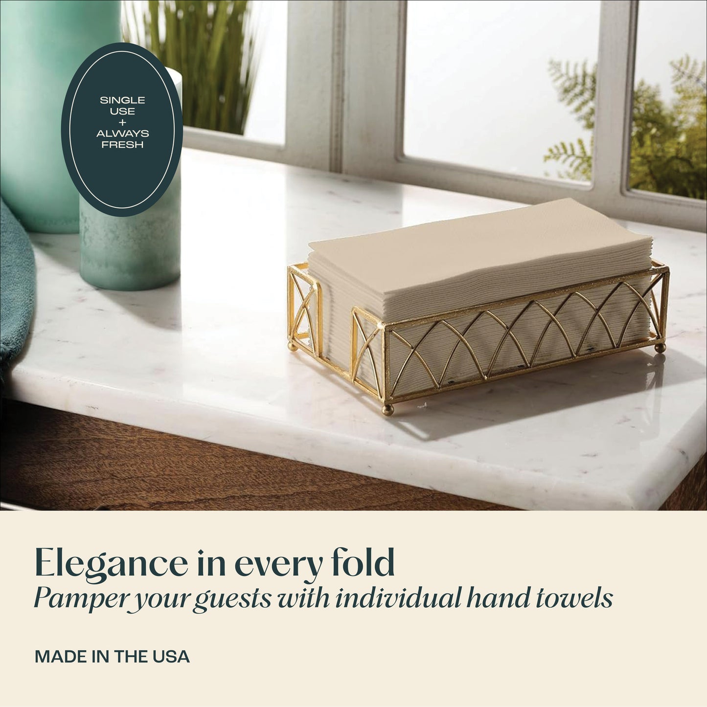 Disposable Linen-Feel Dinner Napkins | Airlaid Paper, 12"x17"