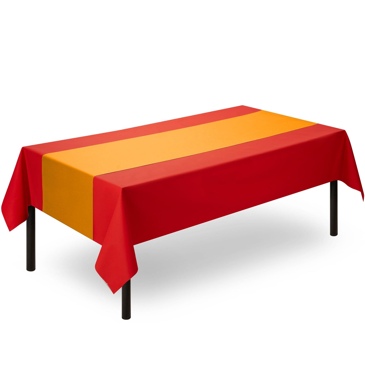 SV-TR16-LORG/20x48, Servietto orange table runner roll disposable on red table