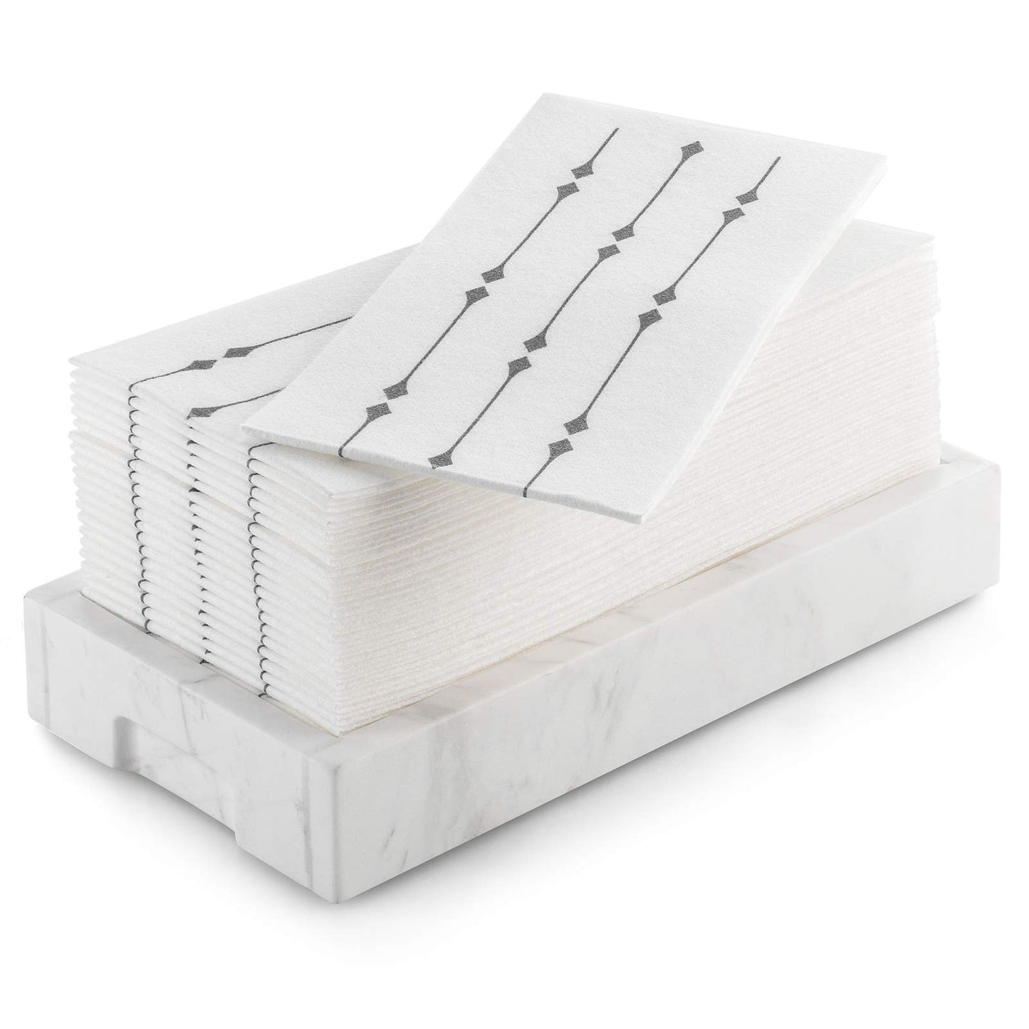 Premium silver diamond guest napkins airlaid paper