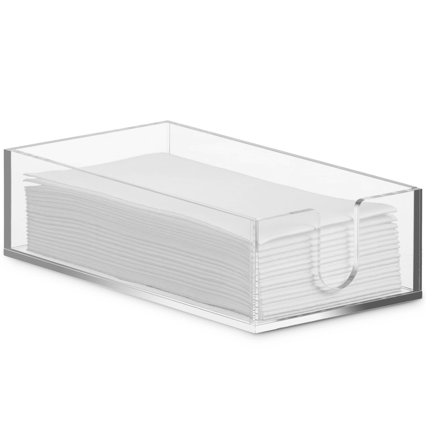 BG-NH-ACR/GT, BloominGoods guest towel tray placed for easy access