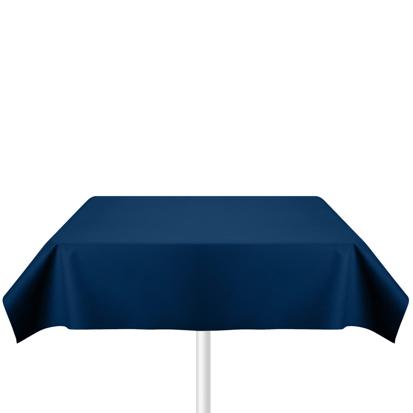 SV-TCFQ40-SBLU/25, SV-TCFQ48-SBLU/20, SV-TCFQ55-SBLU/20, Blue Servietto disposable table cloth raised on pole centerpiece display