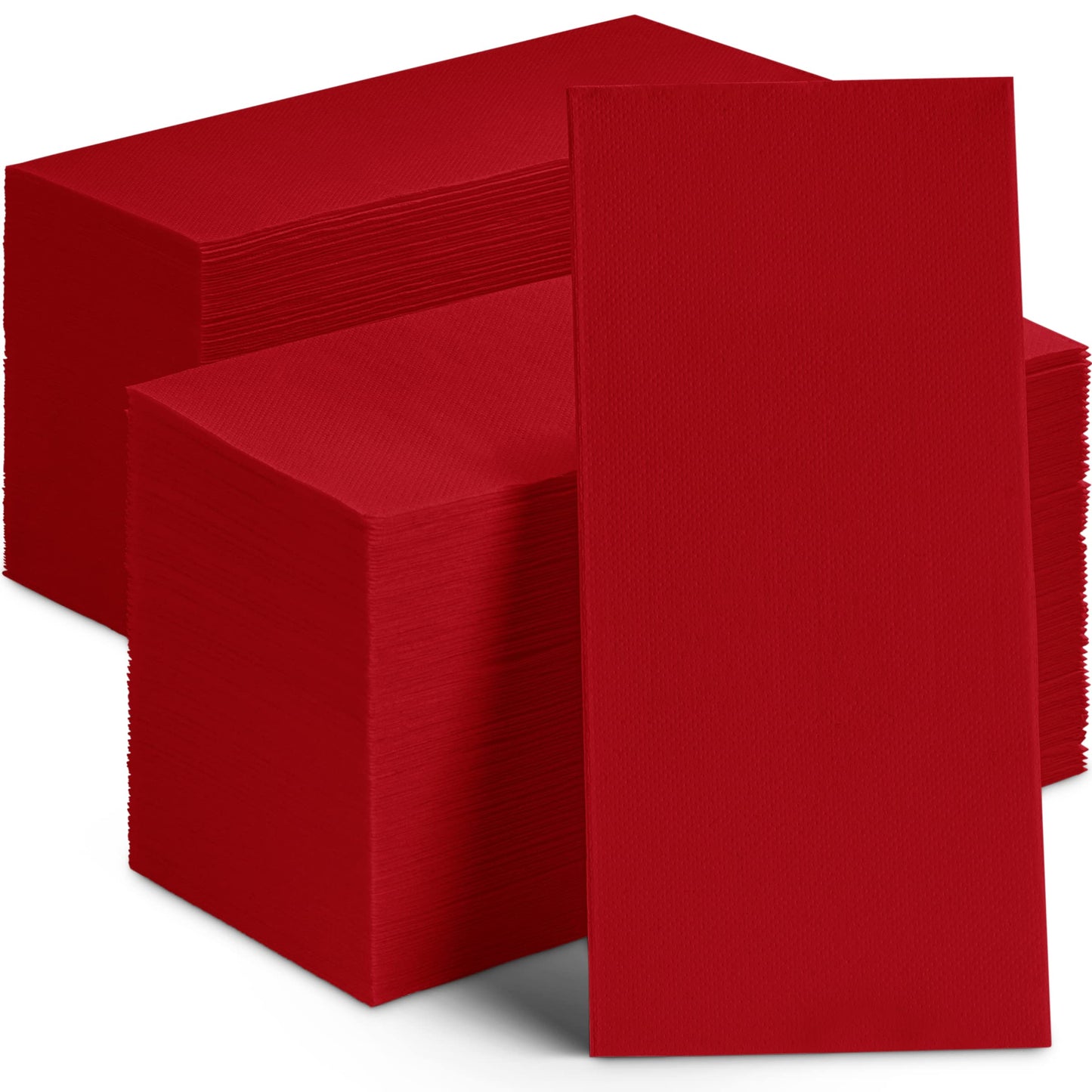 NP-PPGT-RED-150, NP-PPGT-RED-300, NP-PPGT-RED-1200, Disposable Quilted Luncheon Napkins red color