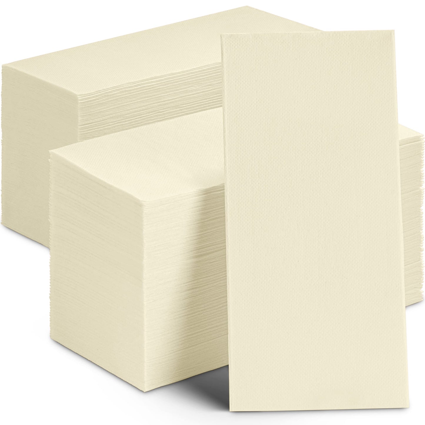 NP-PPDN-ACR-200, Naperee Disposable Quilted Dinner Napkins ecru color