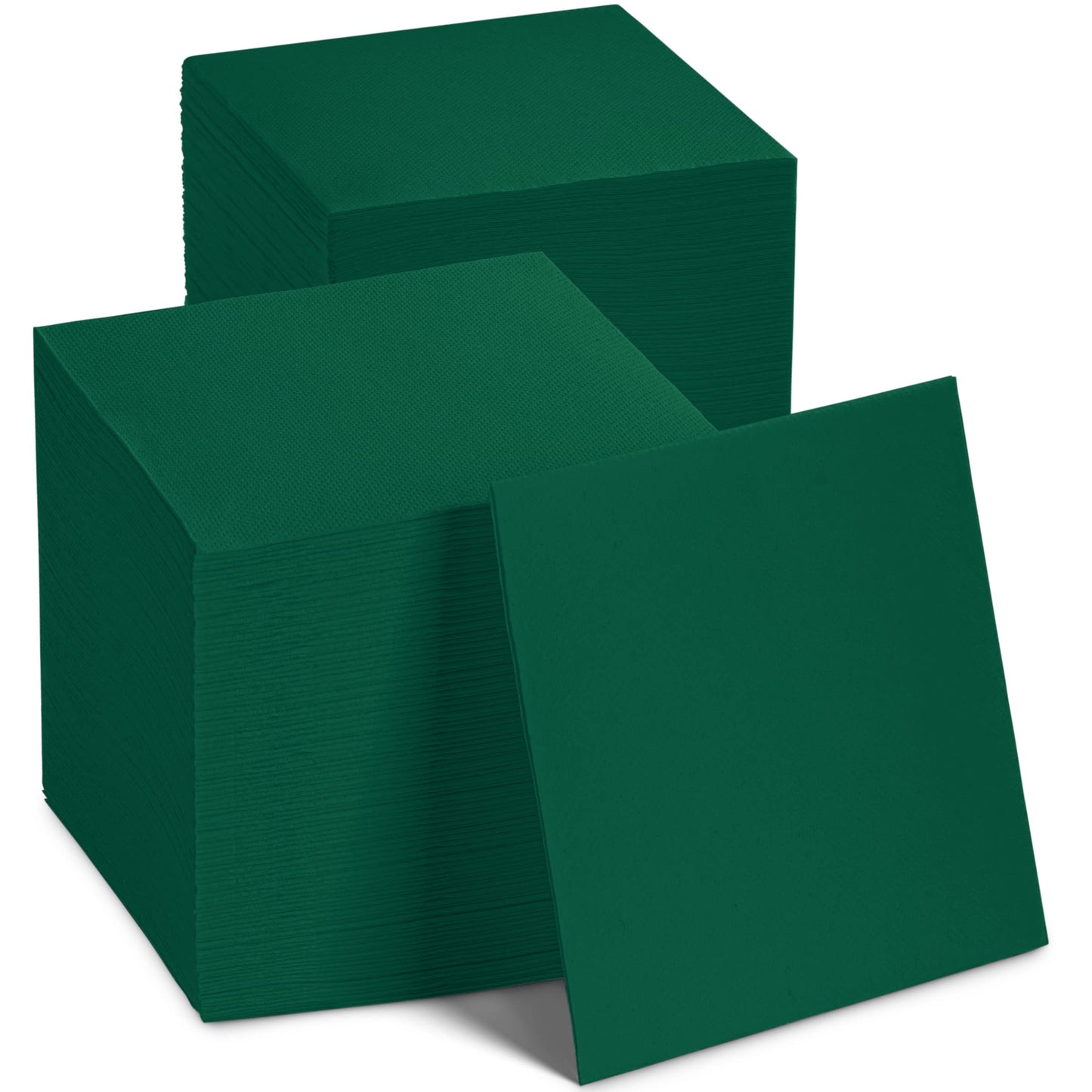 NP-PPLLN-GRN-2000,Disposable 15-inch luncheon napkin by Naperee with elegant quilted texture green color