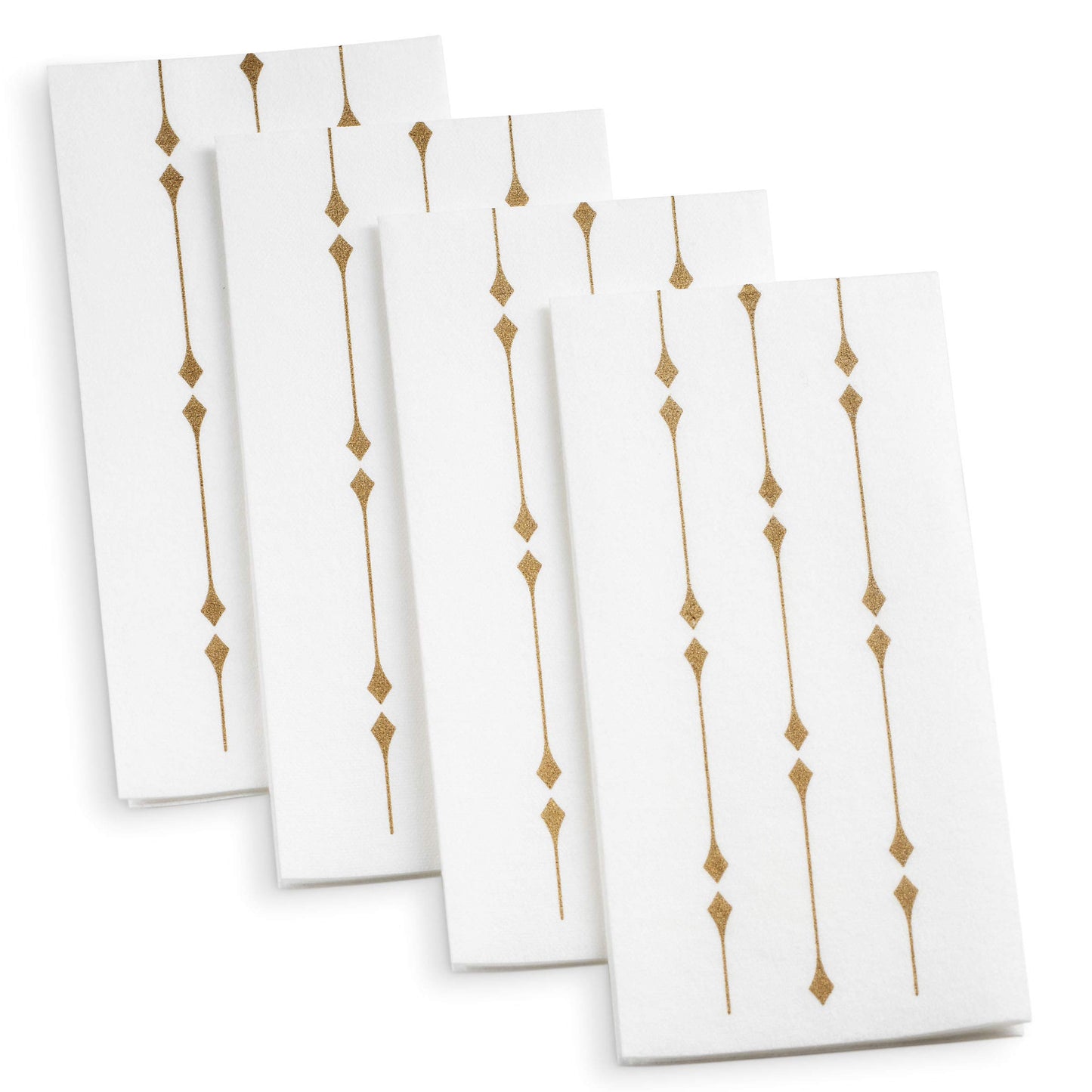 BG-TOLP-GT-DMGD/200, Decorative airlaid paper towel with gold diamond design