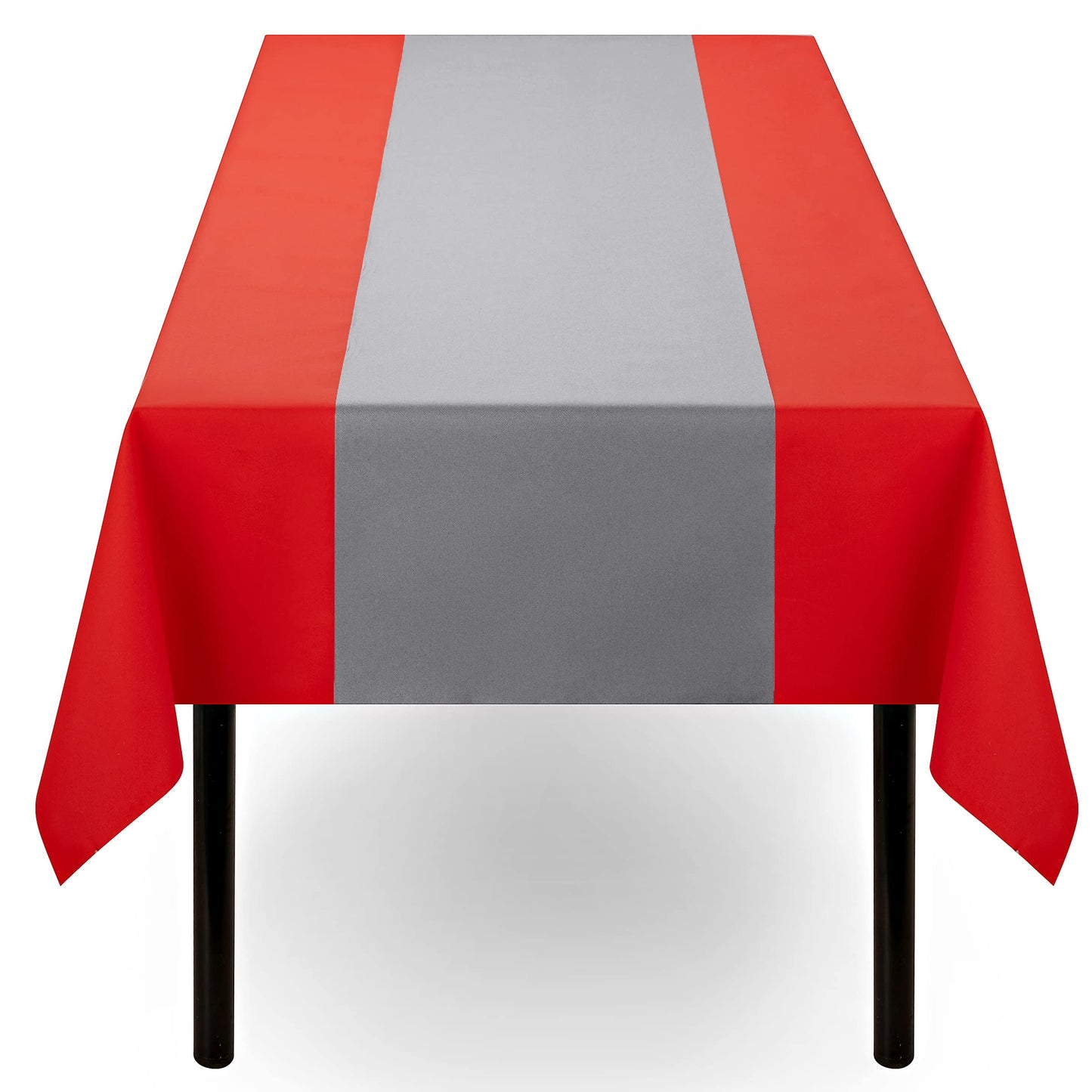 SV-TR16-CTGR/20x48, Servietto grey linen-like table runner roll disposable for modern events on table