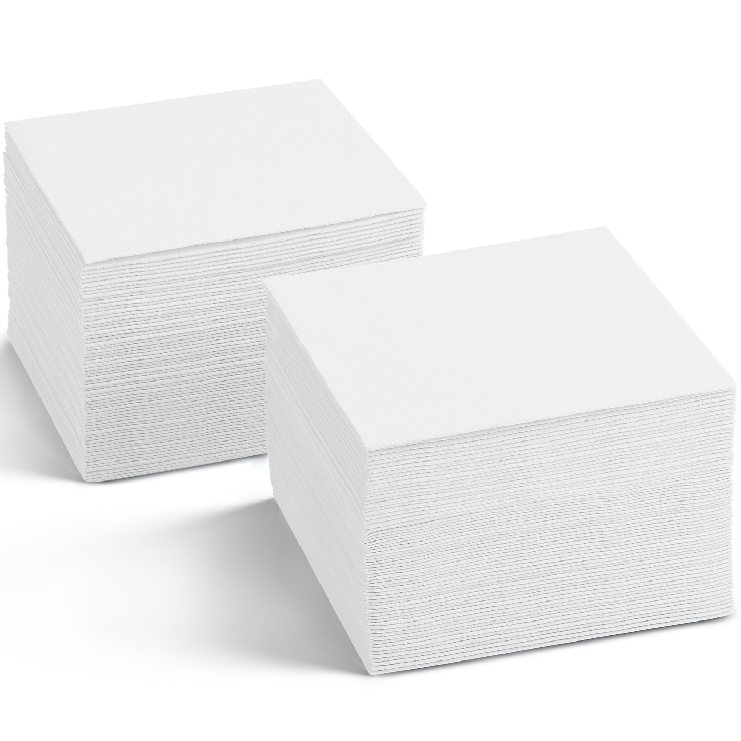 BG-CBN-WHTE/200, white disposable linen-feel beverage napkins