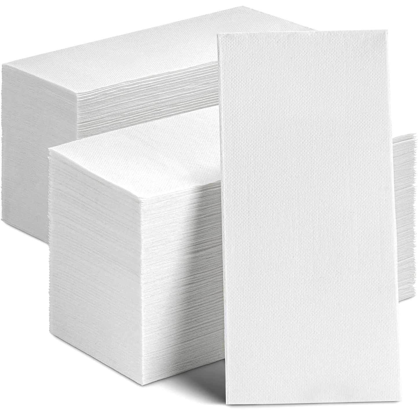 NP-PPDN-WHT-100, Naperee Disposable Quilted Dinner Napkins white color