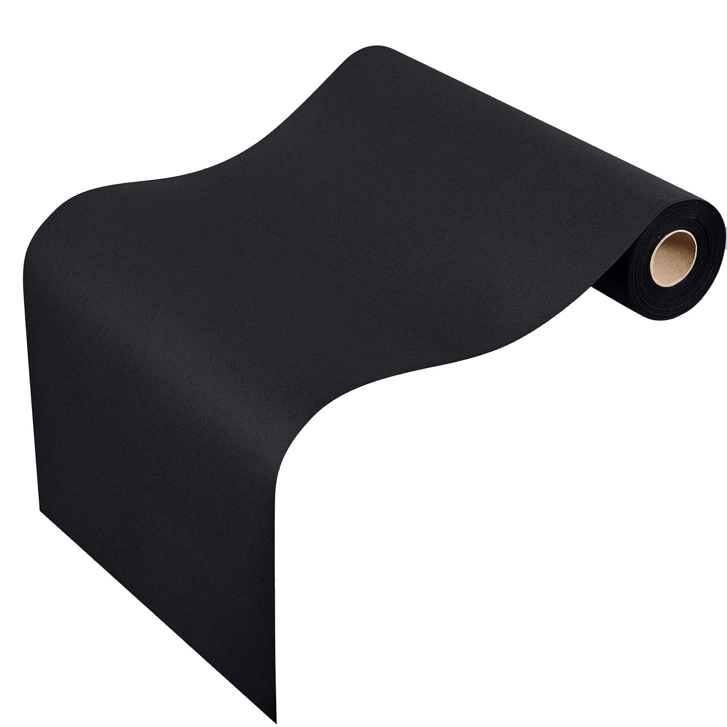 SV-TR16-BLCK/20x48, Servietto black disposable linen-like table runner roll for events