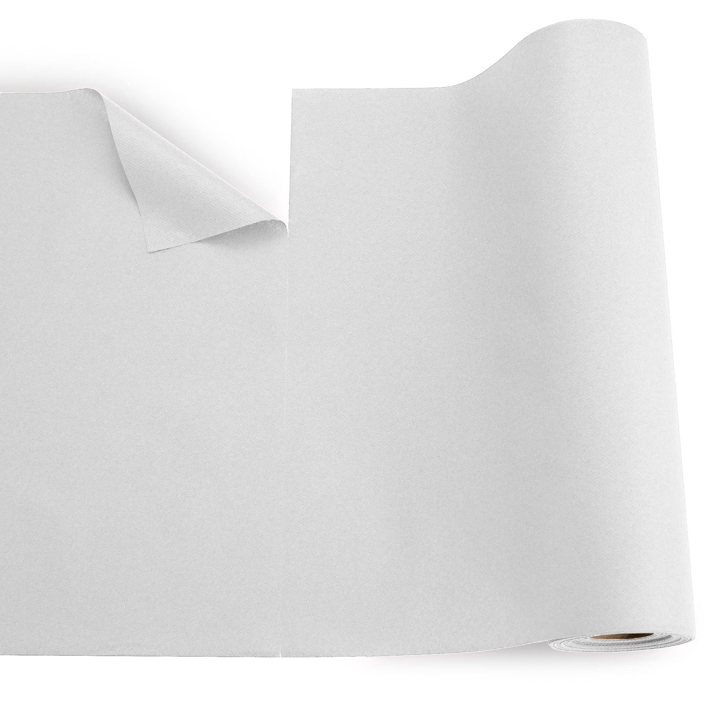 SV-TR16-WHTE/20x48, Disposable white table runner roll paper by Servietto