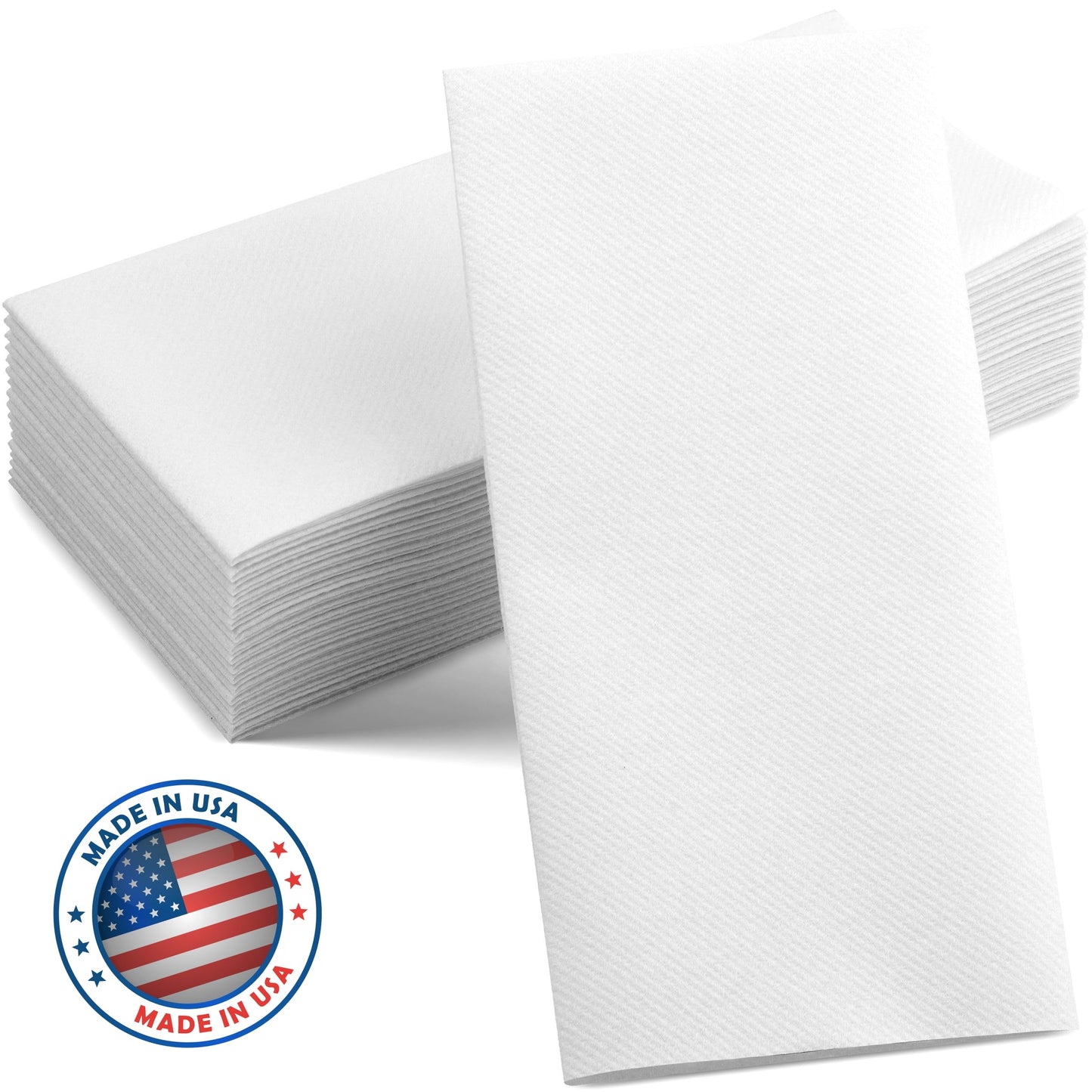 Premium disposable airlaid paper towel by Servietto made in the USA