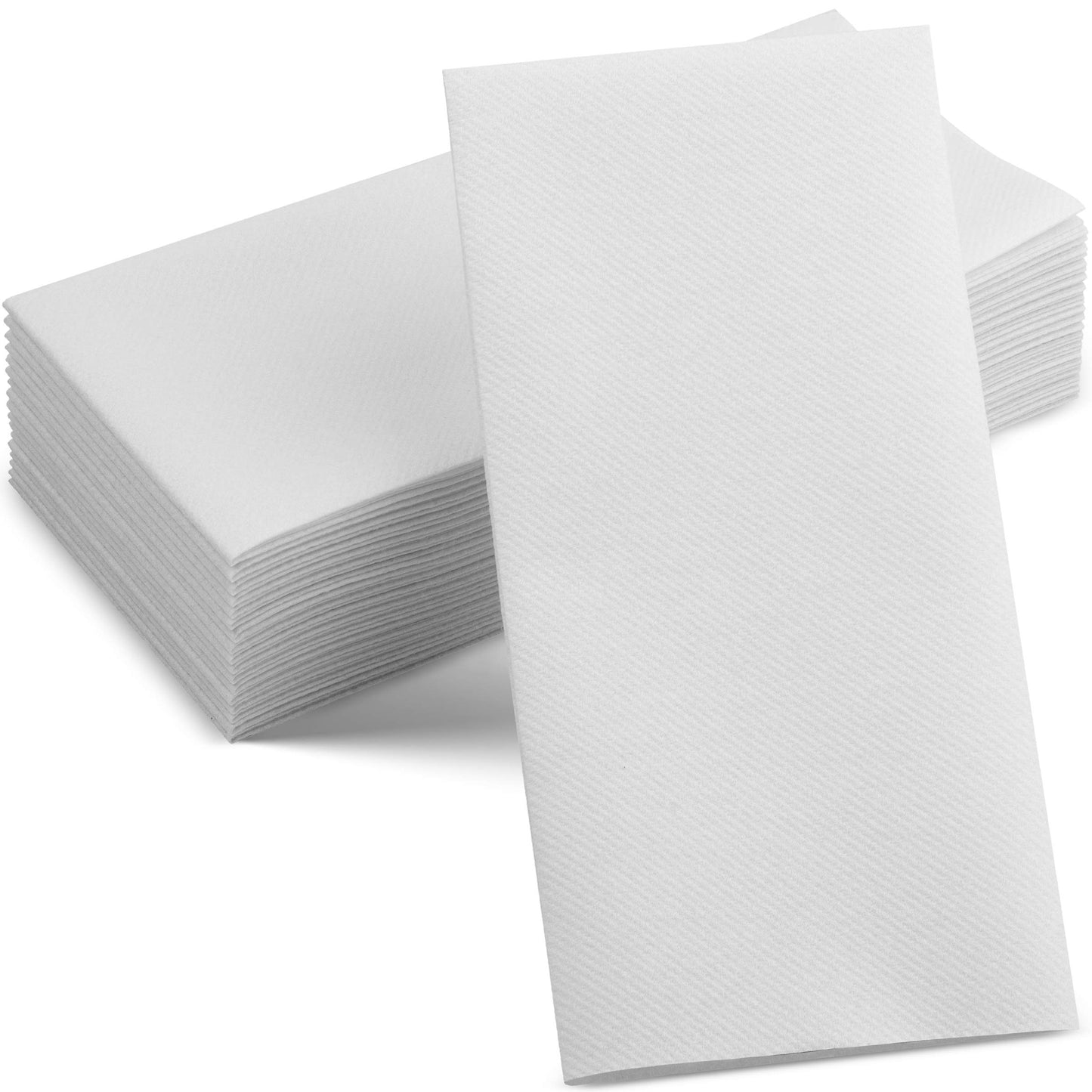 Disposable Linen-Feel Guest Towels on white background