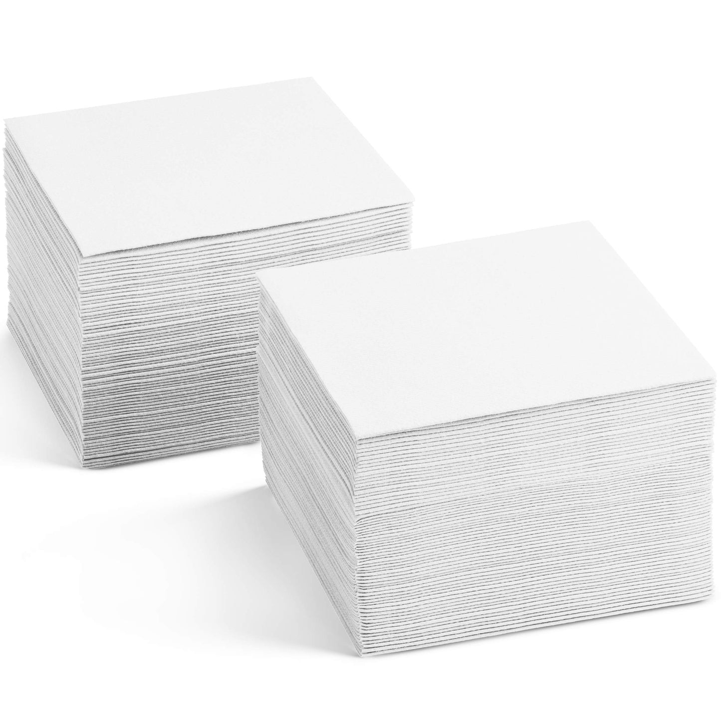 stack of Linen-feel beverage napkins