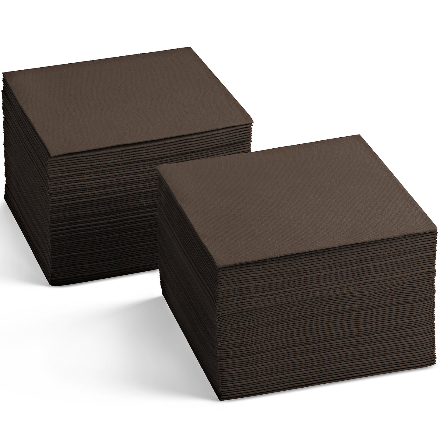 BG-CBN-BRWN/200, Brown disposable linen-feel beverage napkins