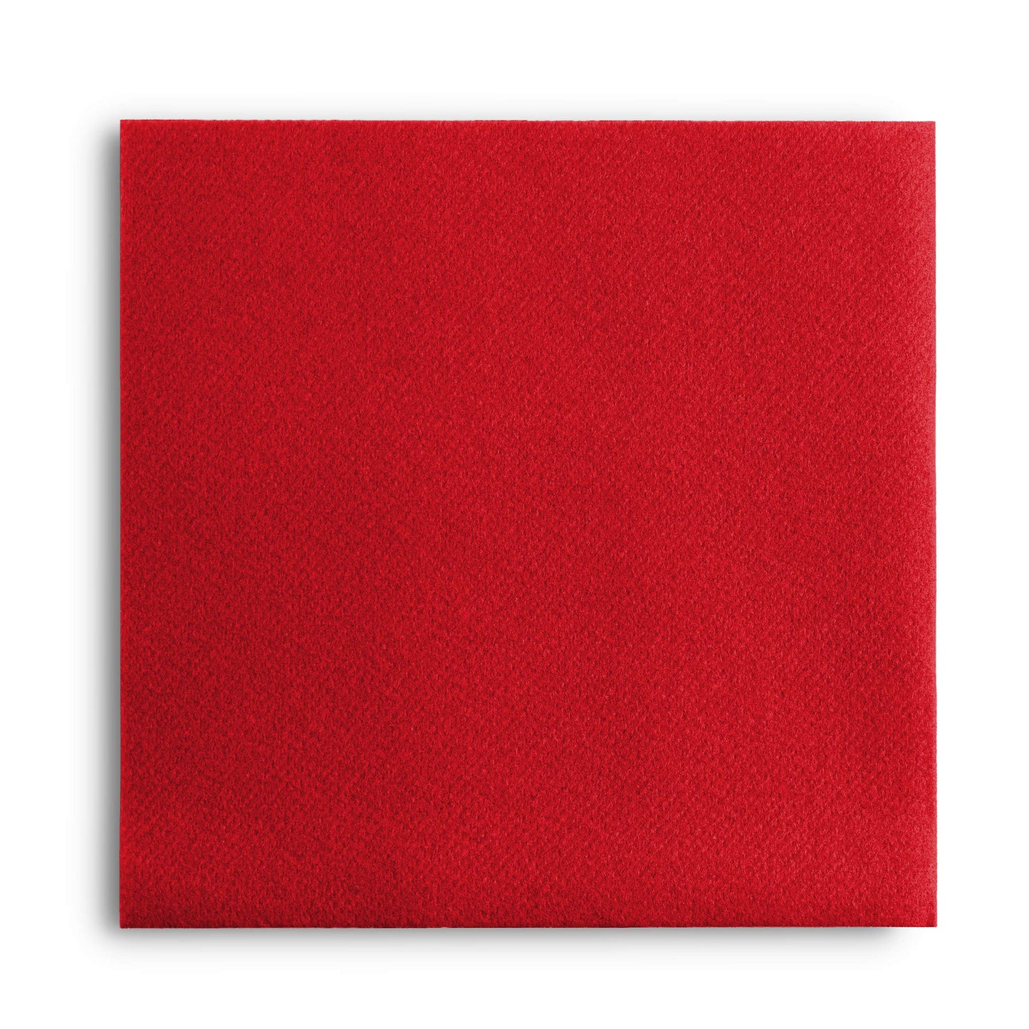 BG-CLN-FRED/100, Folded red cocktail napkin with linen texture