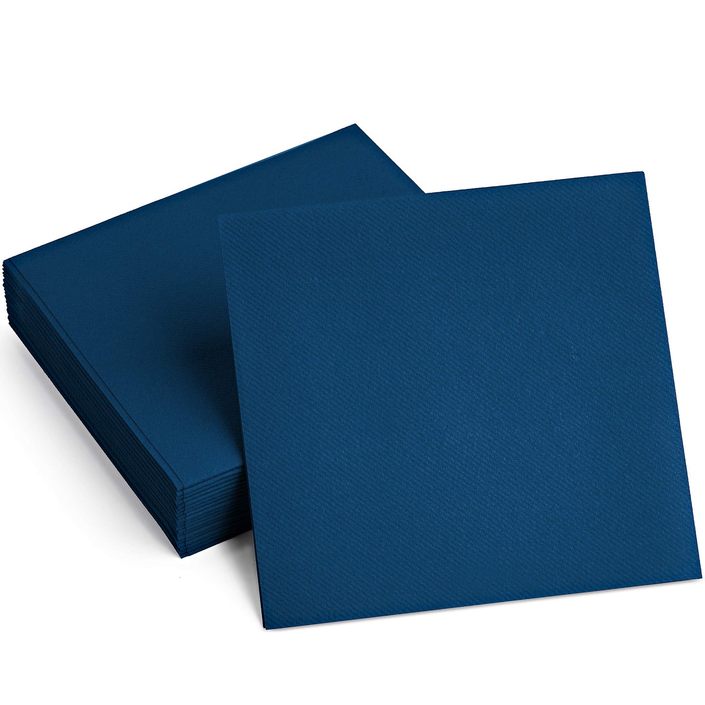 BG-CLN-OBLU/100, Disposable blue cocktail napkin for formal use