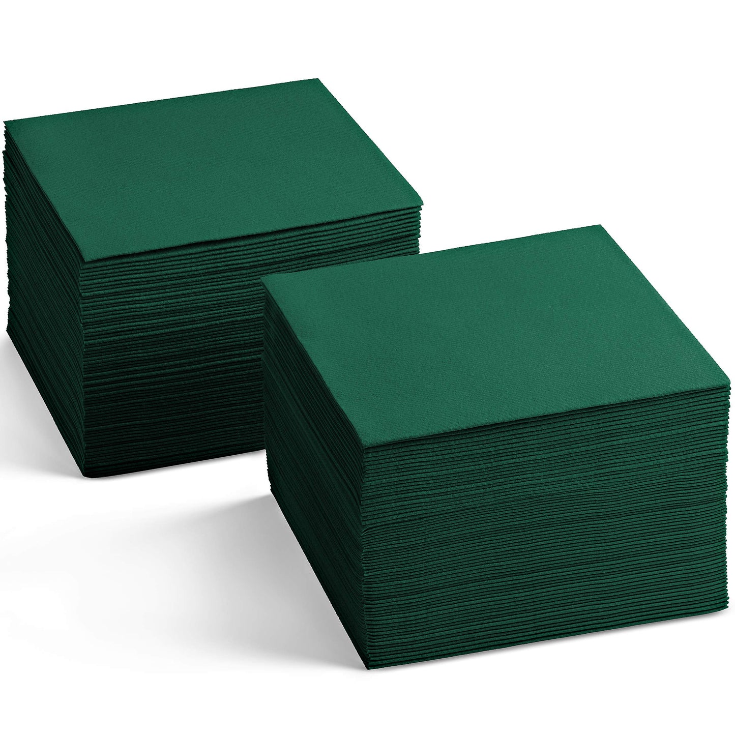 SV-CBN-GREN/200, SV-CBN-GREN/1600, Classic green 10x10 linen-feel napkins by Servietto