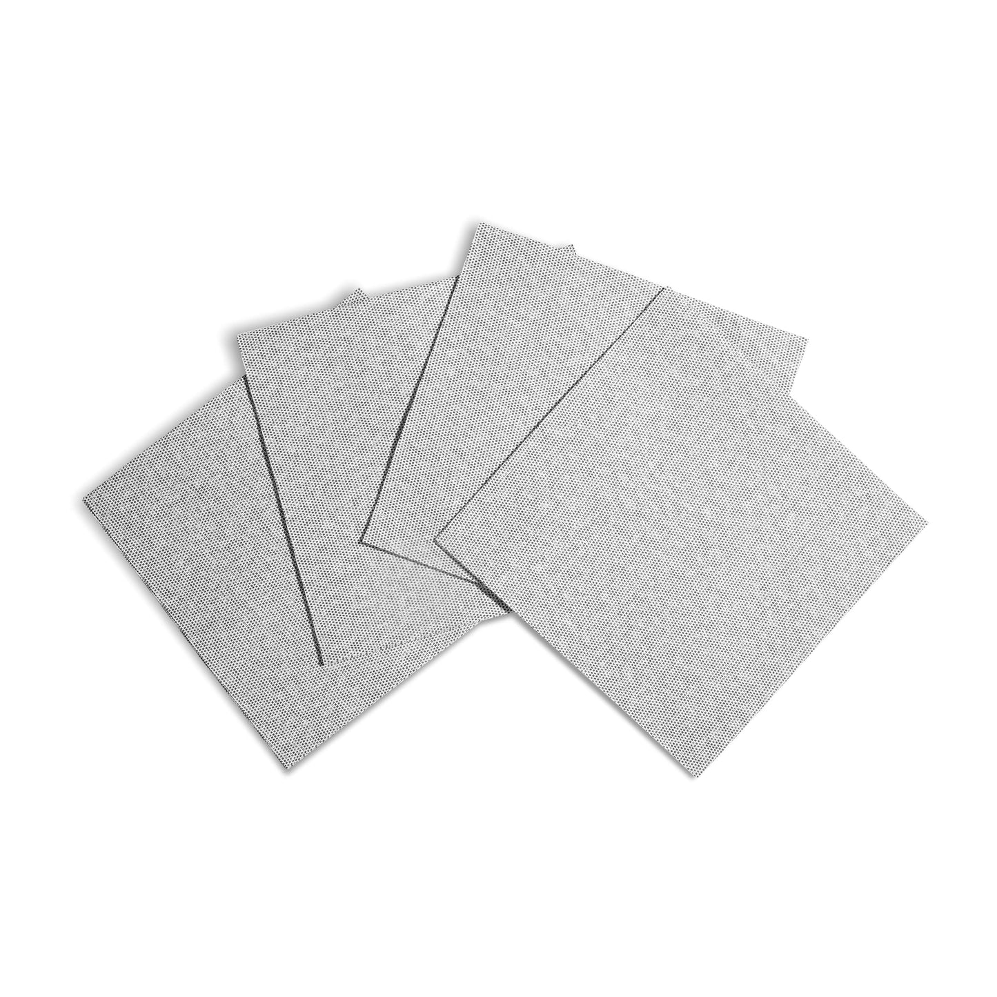 NP-LQLN-BKD-200, Elegant black dotted napkin folded