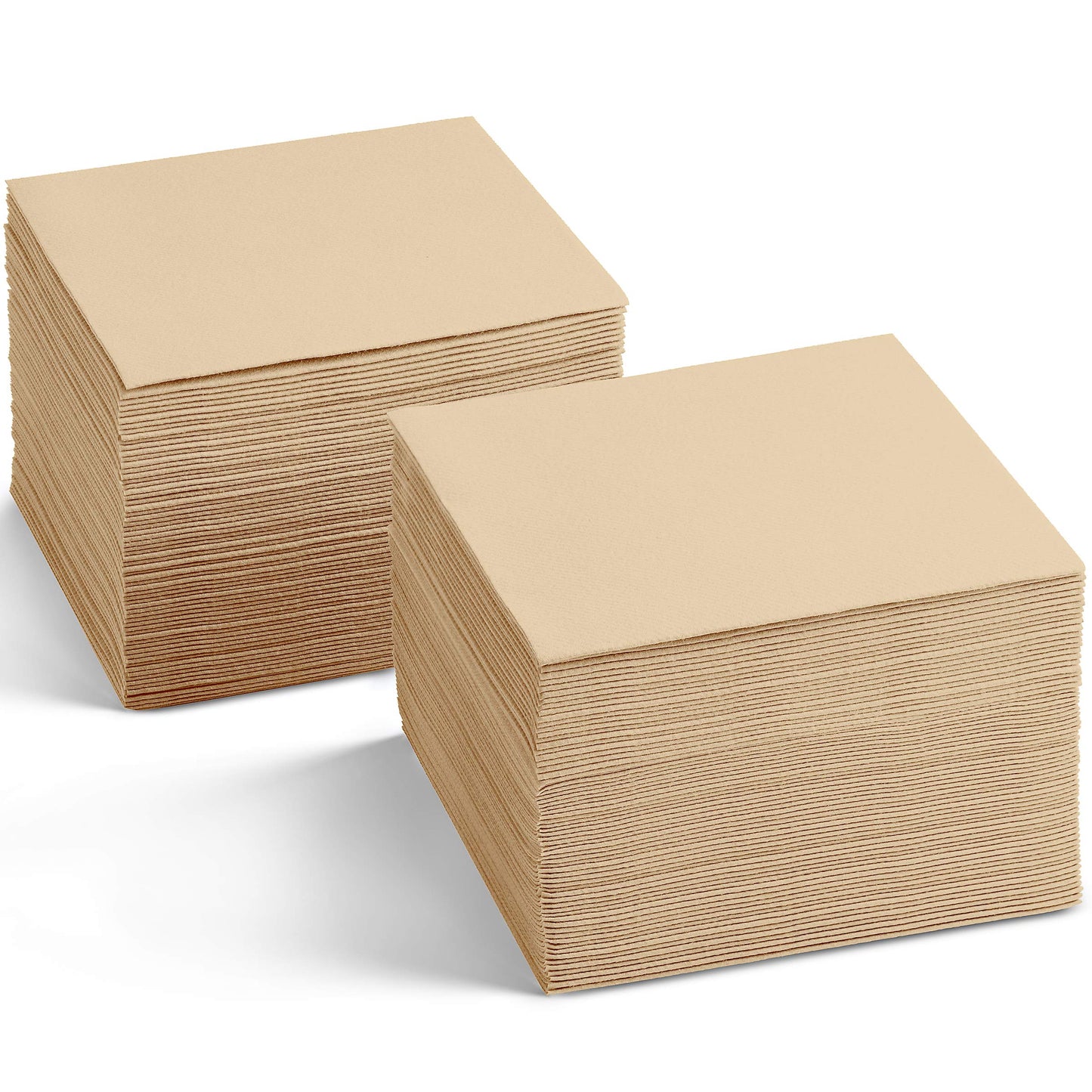 SV-CBN-CRML/200, SV-CBN-CRML/1600, Servietto caramel-colored 10x10 beverage napkins for dessert display