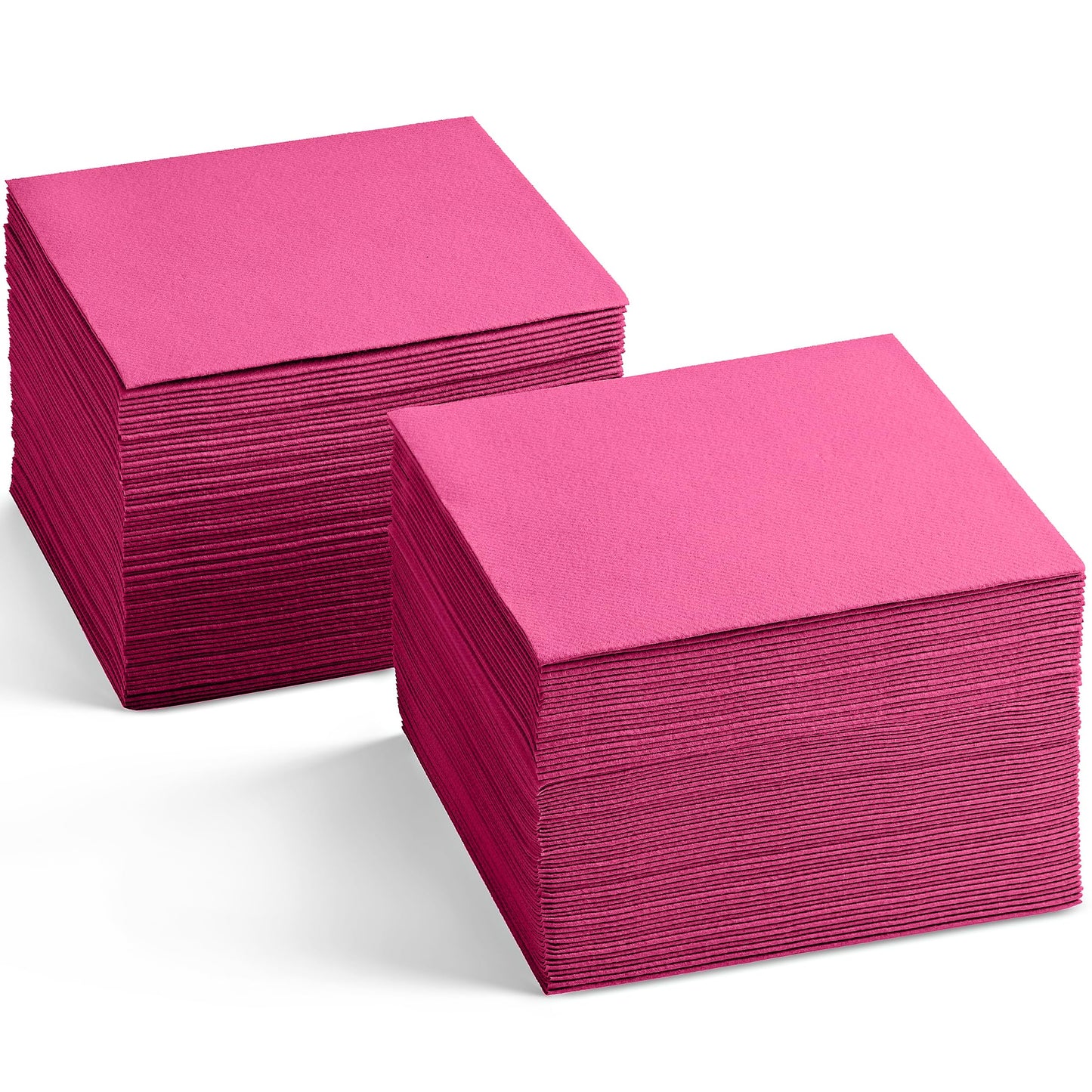 SV-CBN-PINK/200, SV-CBN-PINK/1600. Pink linen-feel beverage napkins by Servietto