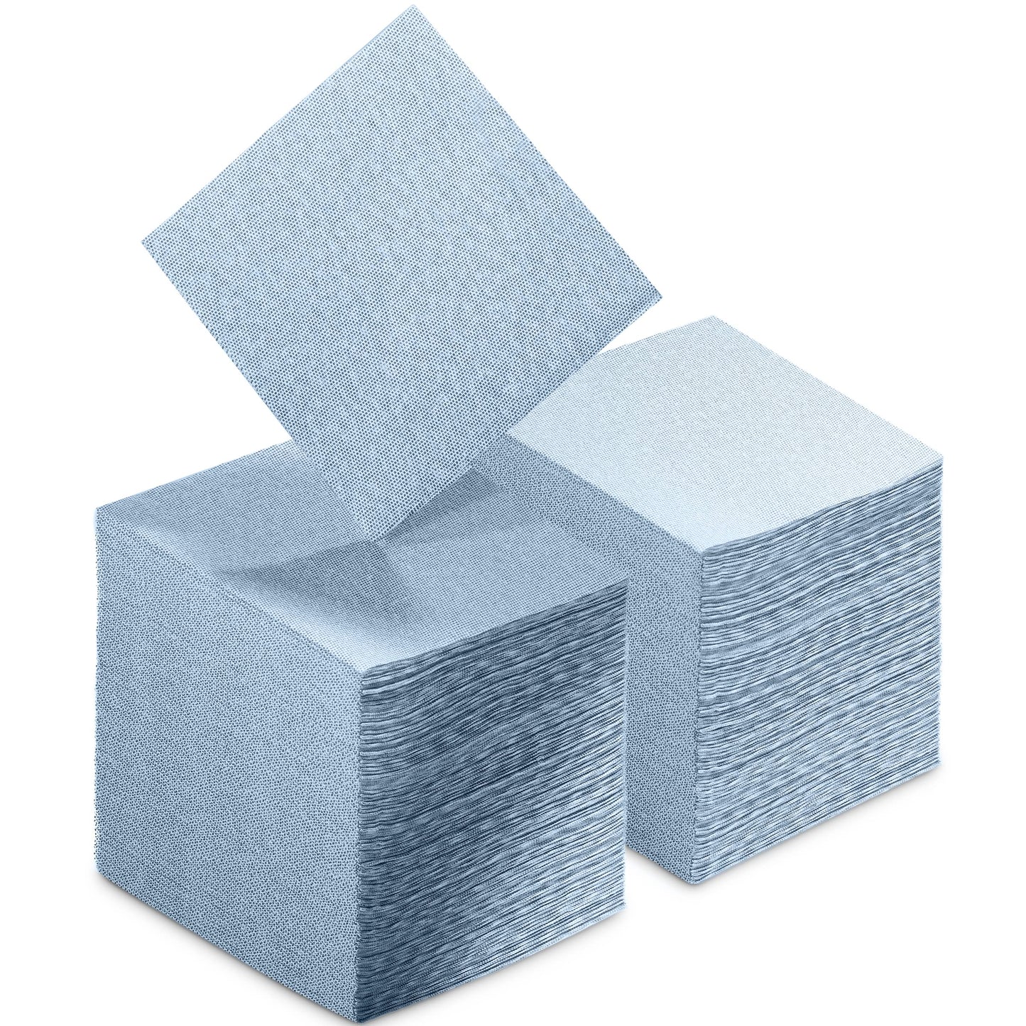 SHOW_ALL, Naperee blue denim luncheon napkins soft and absorbent disposable