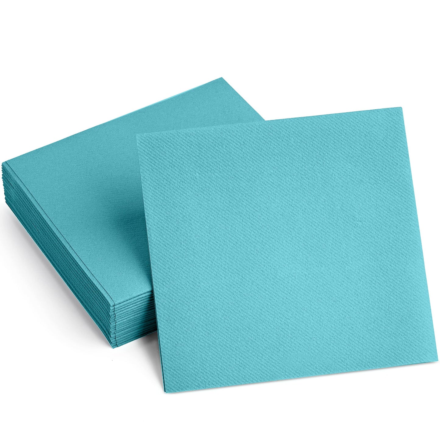 BG-CLN-MBLU/100,Linen-feel mint napkins