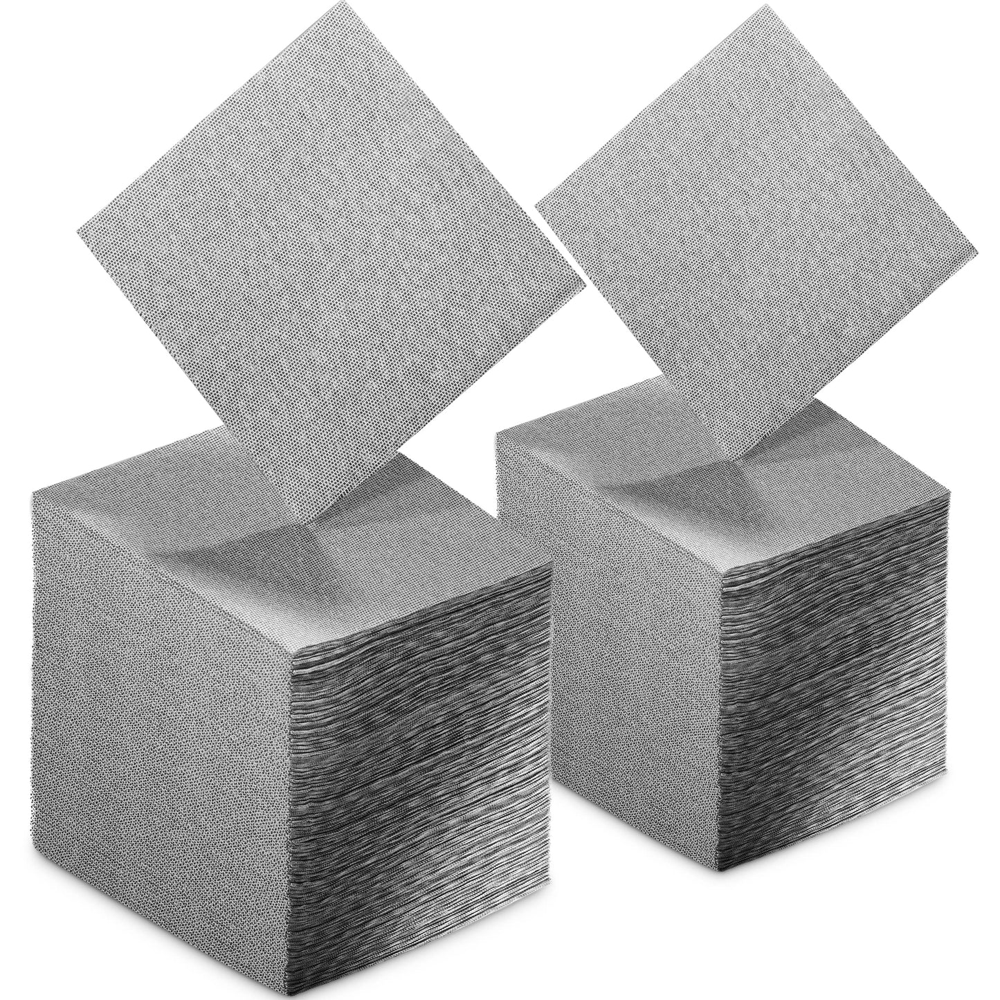 NP-LQLN-BKD-200, Black dotted disposable napkins
