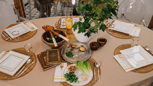 10 Seder Table Setting Ideas For A Memorable and Meaningful Passover - Naptec Paper