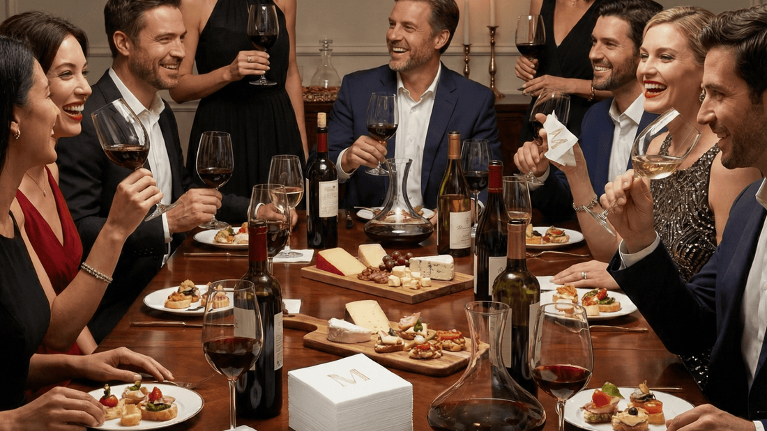 How to Host a Wine Tasting Party - Naptec Paper