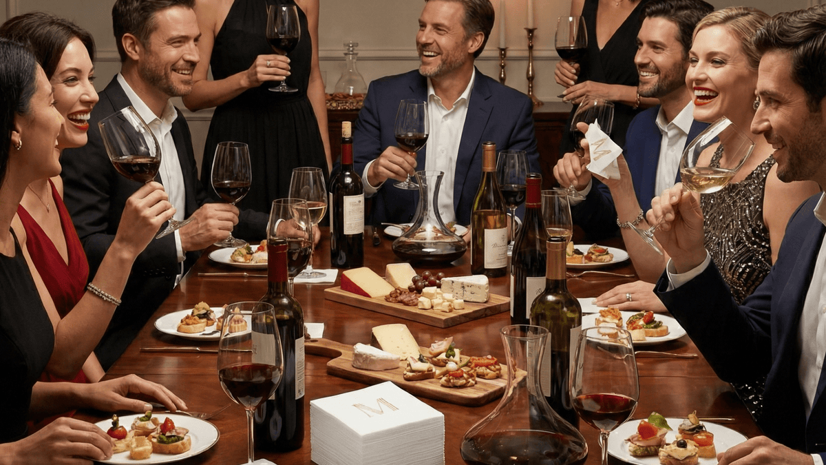 How to Host a Wine Tasting Party – Naptec Paper