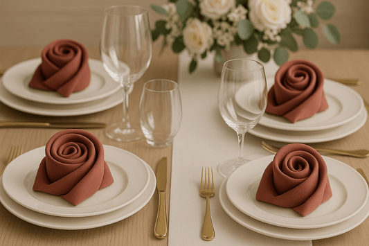 How to Make a Rose Out of a Napkin: Simple Steps for Stunning Results - Naptec Paper