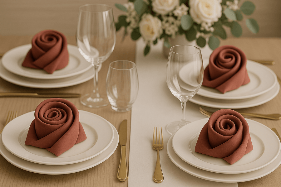 How to Make a Rose Out of a Napkin: Simple Steps for Stunning Results - Naptec Paper