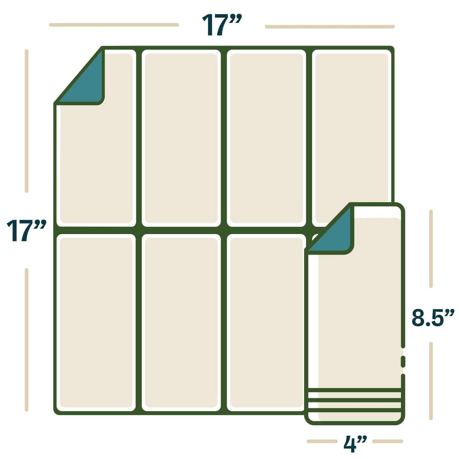 Disposable 17 x 17 dinner napkins for luxury table settings