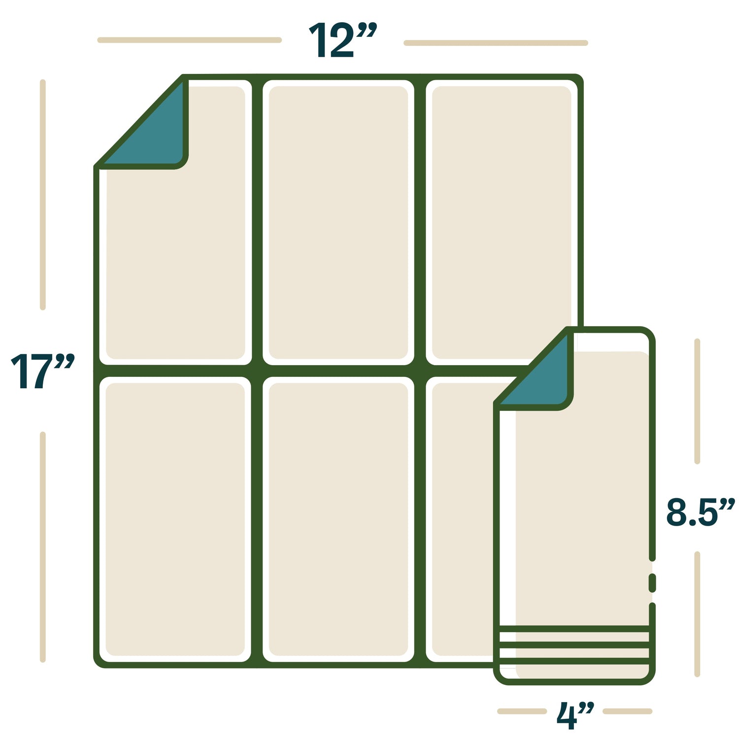 Premium 12x17 disposable napkins with a linen-like feel for restrooms and events