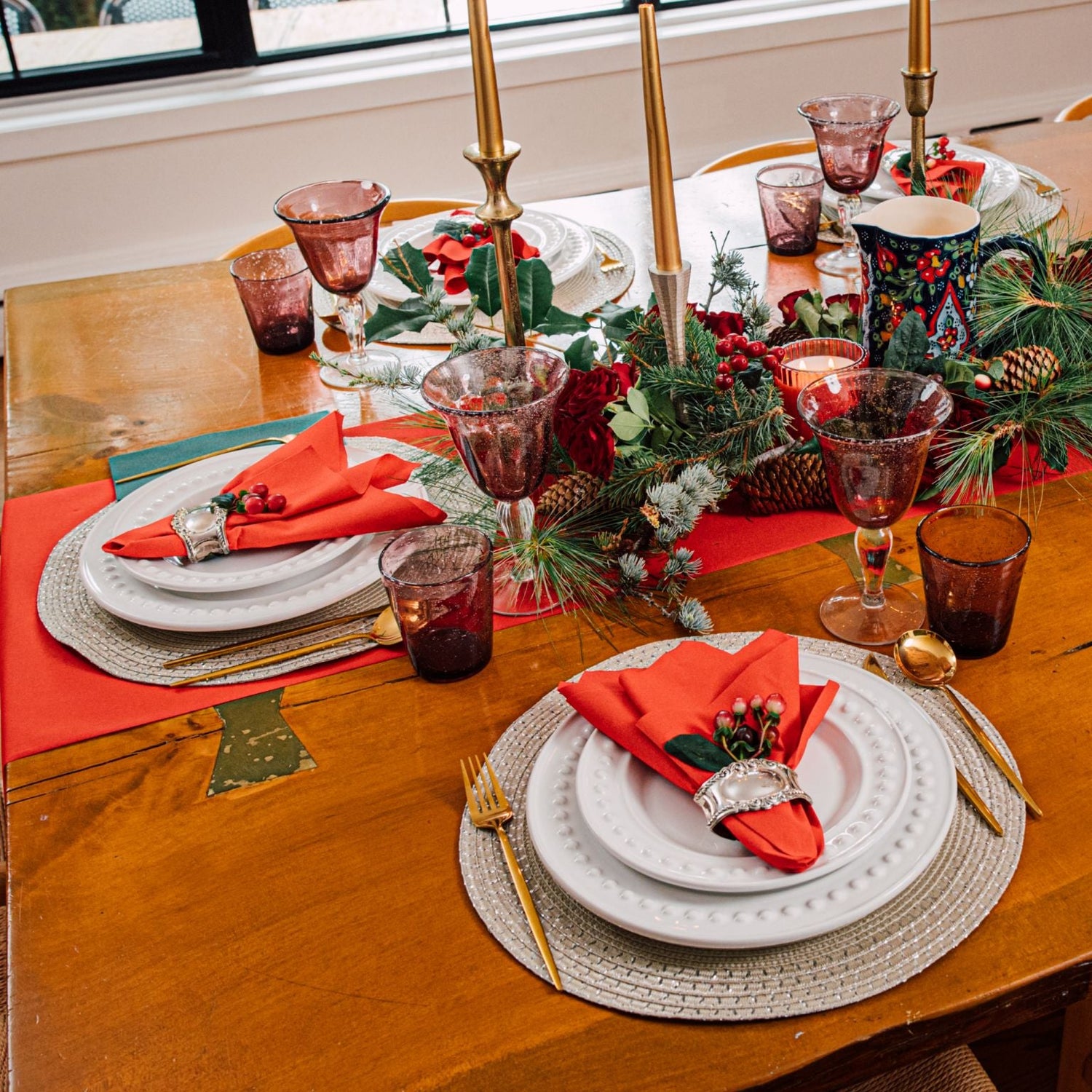 Burgundy Paper Napkins
