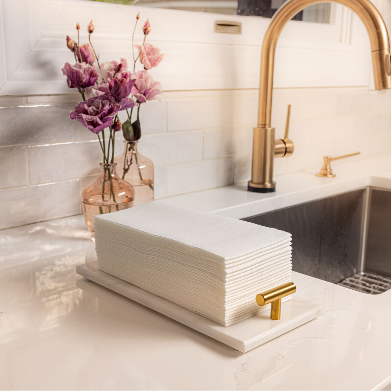 Champagne Colored Paper Napkins