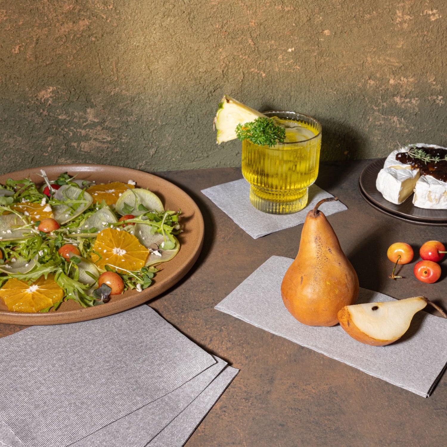 Disposable Gray Napkins