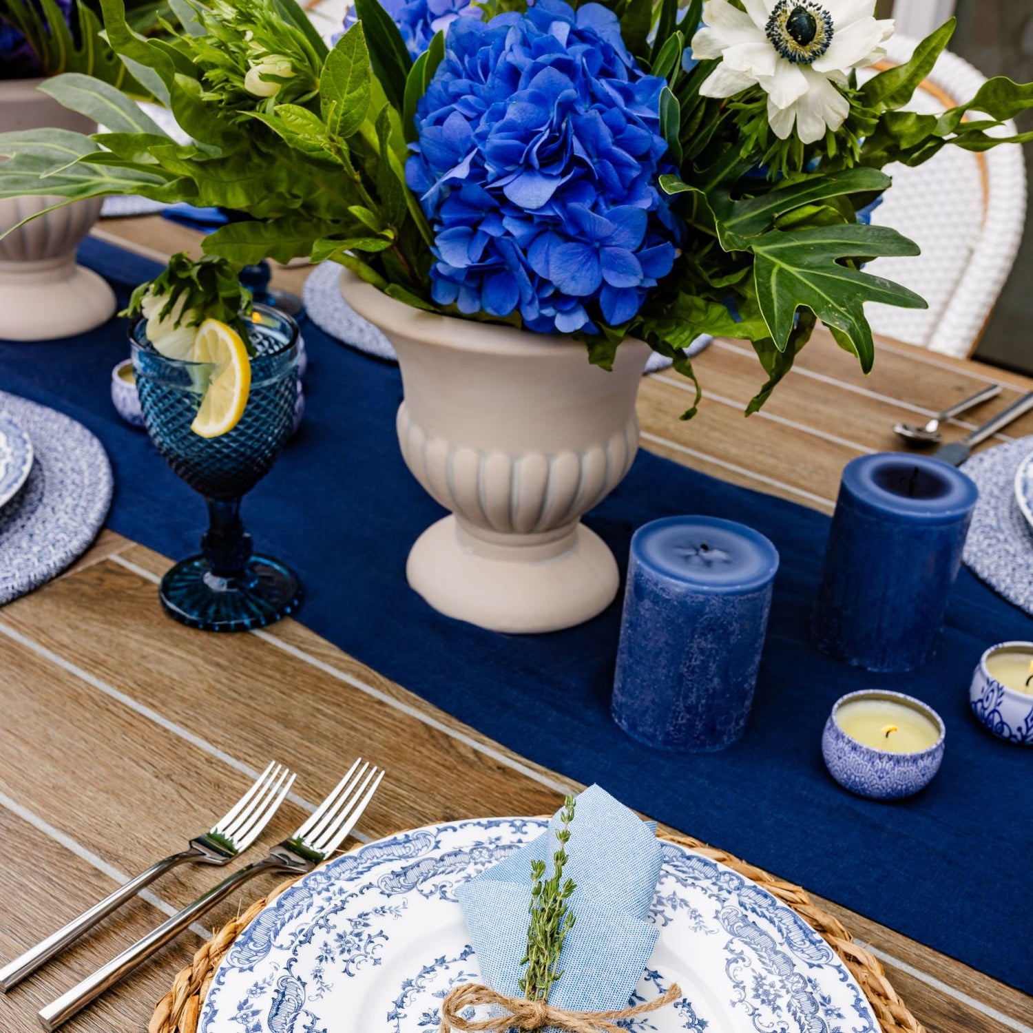 Navy Blue Paper Napkins