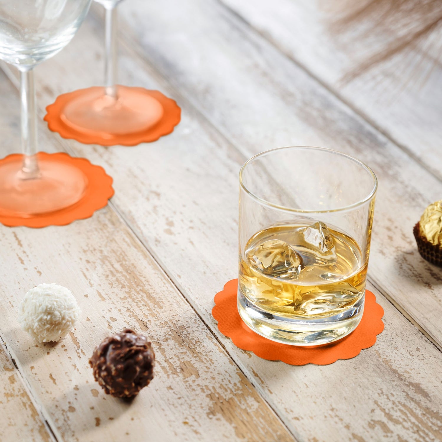 Orange Paper Napkins