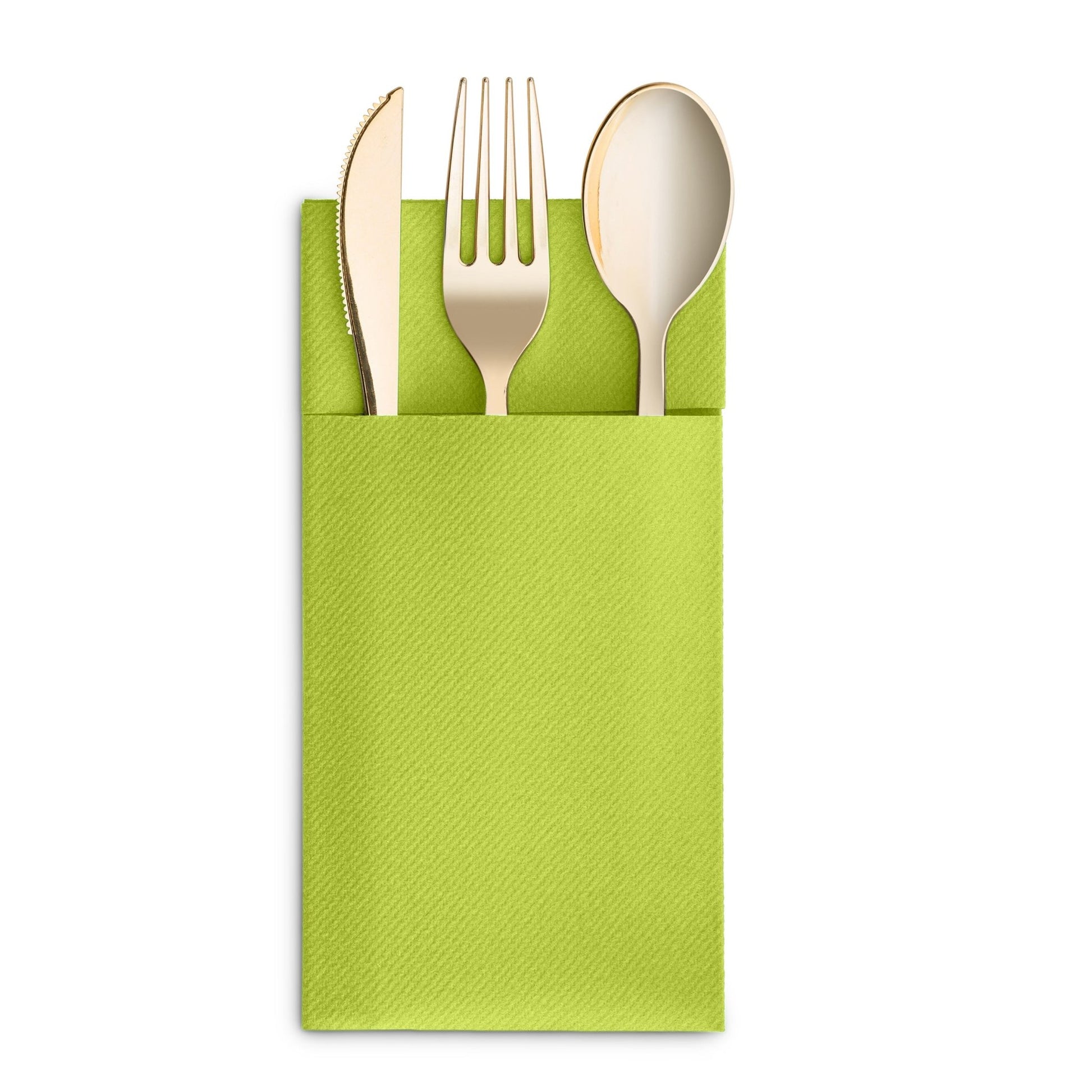 Disposable Linen-Feel Dinner Napkins with Pocket Napkins | Airlaid Paper, 16"x16" - Naptec Paper - BloominGoods