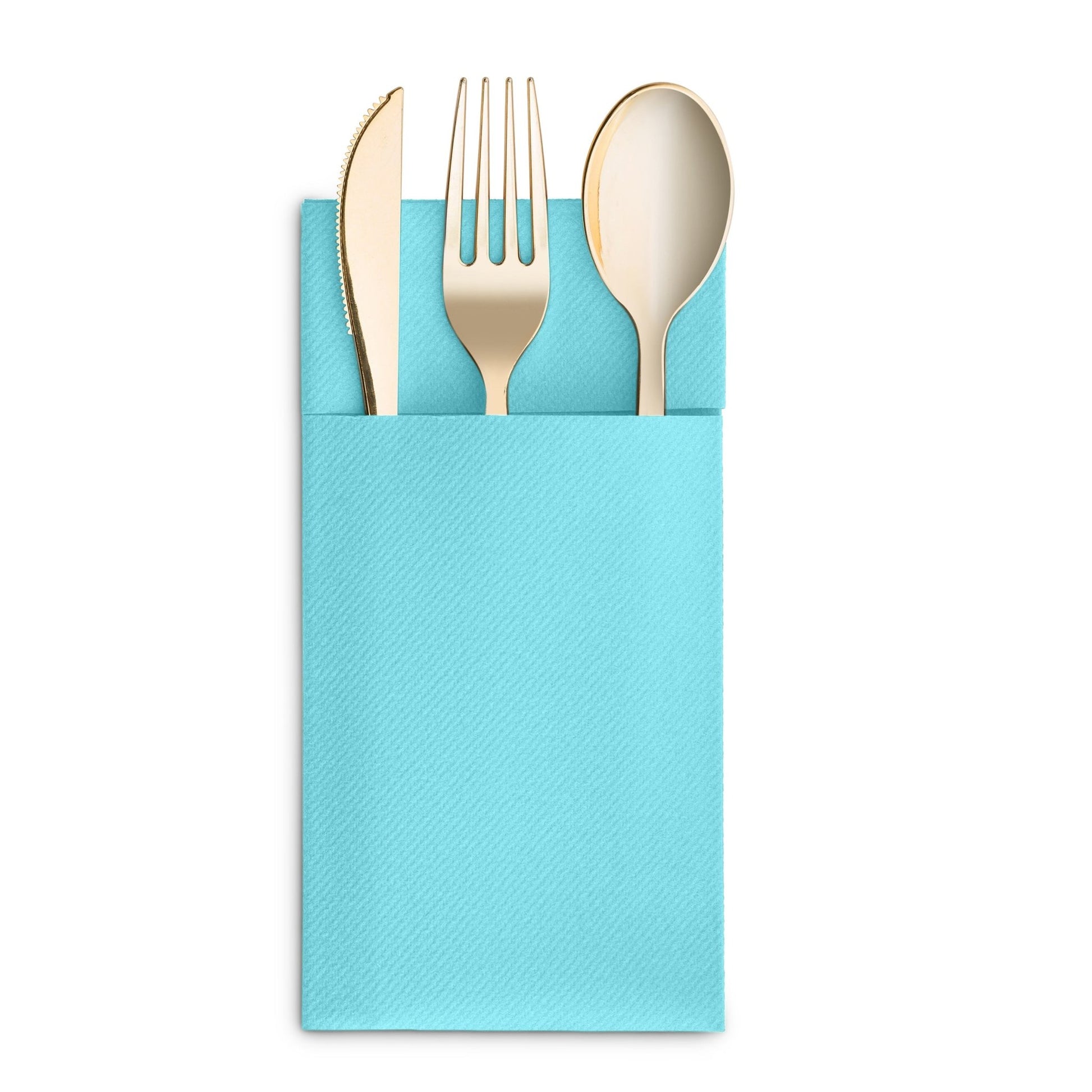 Disposable Linen-Feel Dinner Napkins with Pocket Napkins | Airlaid Paper, 16"x16" - Naptec Paper - BloominGoods