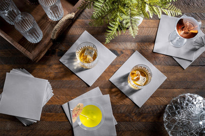 Disposable Linen-Feel Luncheon Napkins | Airlaid Paper, 13"X13", 100-Pack - Naptec Paper - Servietto