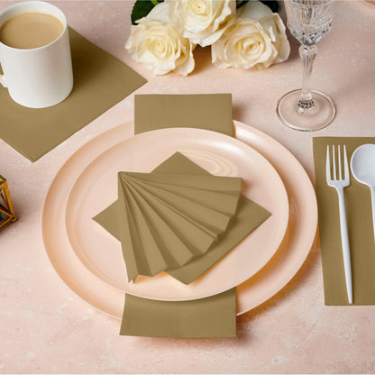 Naperee - Disposable Quilted Luncheon Napkins | 13"X13" - Naptec Paper - Naperee